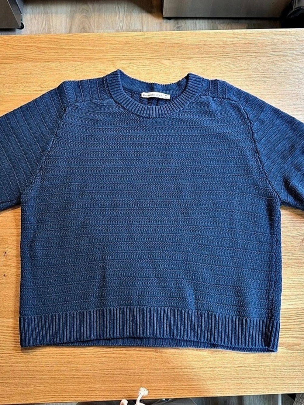 Abercrombie & Fitch Men's Blue Crewneck Sweater Size Medium Like New